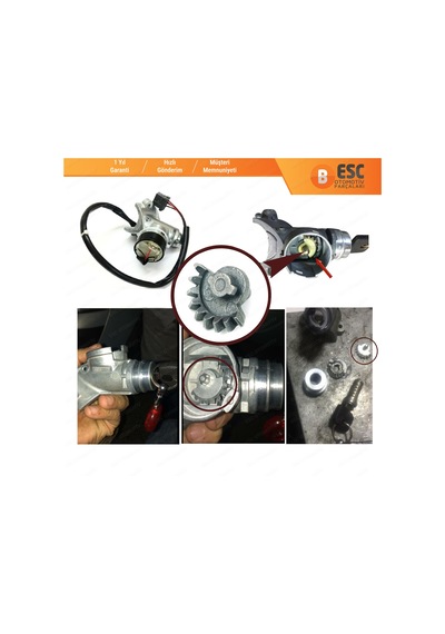 Mercedes Actros Atego Axor Econic için Kontak Şaft A9434600104 N11.9369