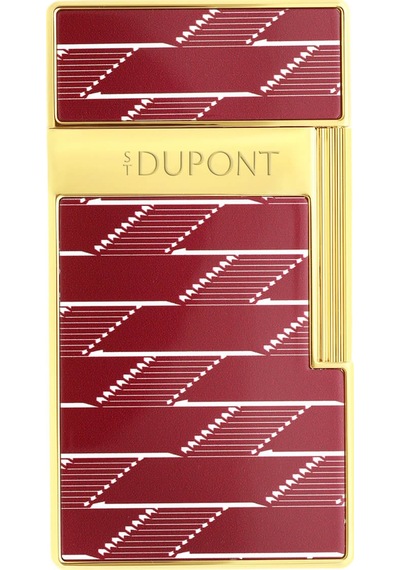 S.t. Dupont Biggy Monogram 1872 Bordo Lake Çakmak 25078 Altın