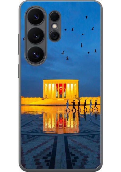 Samsung Galaxy S26 Ultra Uyumlu Anıtkabir Baskılı Silikon Kılıf Renkli