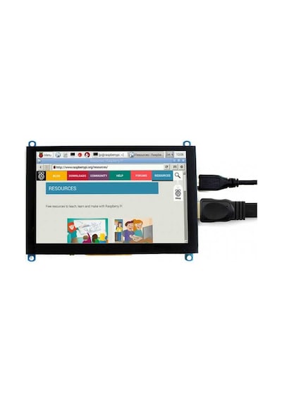 Waveshare 5 Inch Hdmı Kapasitif Dokunmatik Lcd (Çoklu Sistem) - 8