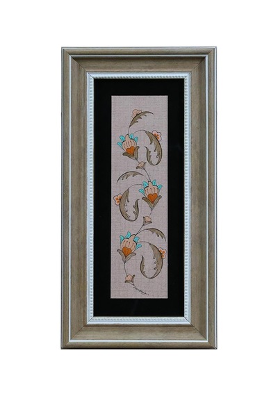 E38 El İşçiliği Suluboya Tablo - 16 32 Cm - 6533