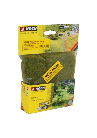 Noch 7110 Statik Çayır Dokusu, Çayır Yeşili, 12 Mm, 40 Gram Diorama Malzemesi-54592