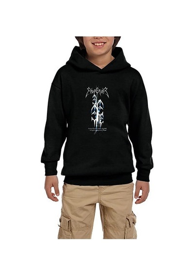 Zepplin Giyim Emperor Live At Wacken Open Air 2006 Siyah Çocuk Kapşonlu Sweatshirt