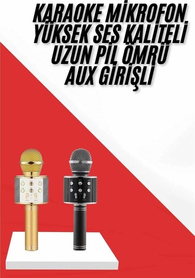 Zenvia Karaoke Mikrofon Dahili Hoparlörlü Sd-usb-aux Girişli Bluetooth Hoparlör Znv2026