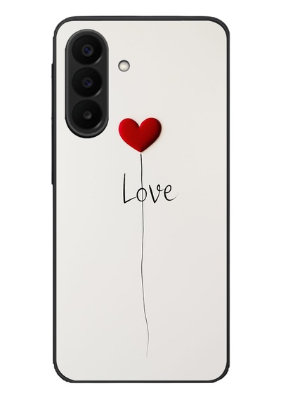 Samsung Galaxy A27 Uyumlu Love Aşk Baskılı Silikon Kılıf Renkli