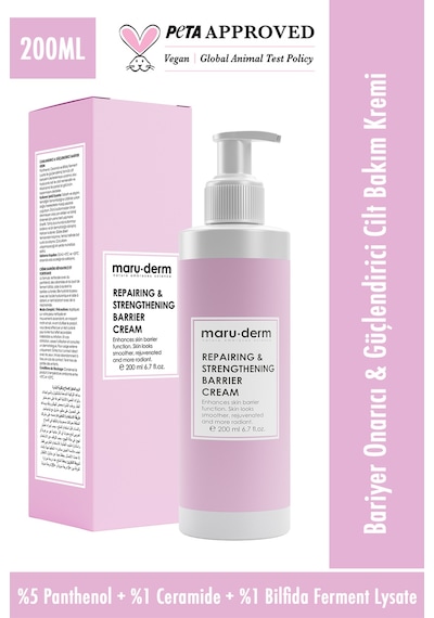 Maruderm Bariyer Onarıcı & Ceramide Cilt Bakım Kremi 200 ML