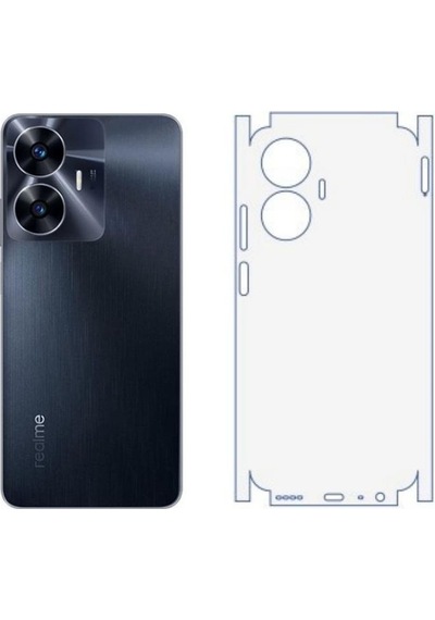 Realme C55 İle Uyumlu Mat Arka Kaplama