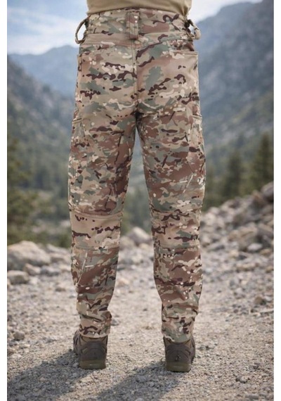 Sıngle Sword Suya Ve Rüzgara Dayanıklı Çok Cepli Softshell Pantolon - Multicam Kamuflaj, S Beden Multicam - 611415699 Multicam