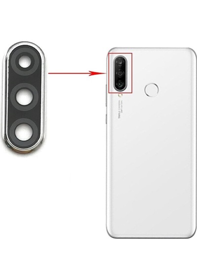 Huawei Uyumlu P30 Lite Kamera Camı Kamera Lensi Full 48mp 128 Gb Mar-lx1a Beyaz