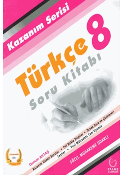 Palme 8. Sınıf Kazanım Türkçe Soru Kitabı