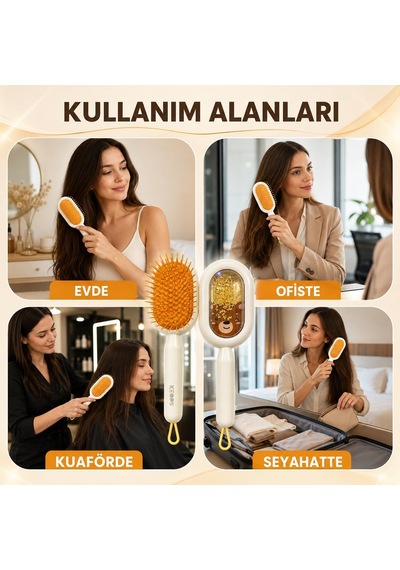 Saç Açma Ve Tarama Fırçası, Saç Fırçası Turuncu