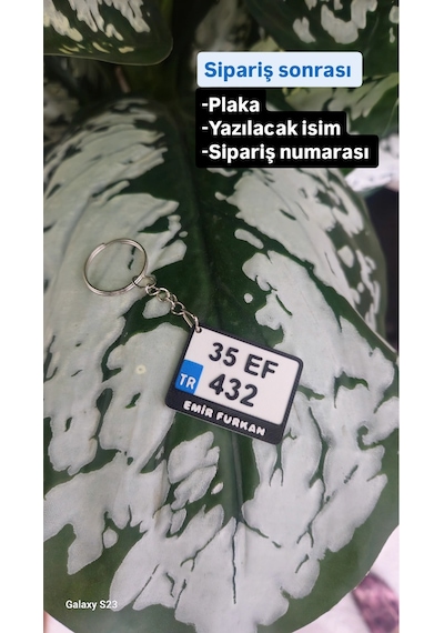 Motorsiklet Kişiye Özel Isimli Motor Plakalik Anahtarlık - Hediyelik Anahtarlık