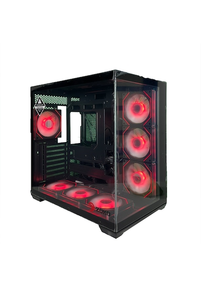 Zoko Emperor Siyah 7x12cm Argb Fanlı Atx Gaming Akvaryum Kasa