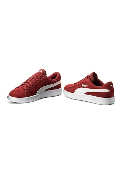 Puma 364989 06 Smash V2 Red-Dahlia-Puma White Sneakers Kırmızı