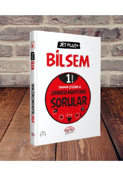 1.Sınıf Bilsem Jet Plus Tamamı Çözümlü Çıkması Muhtemel Sorular -  Editör