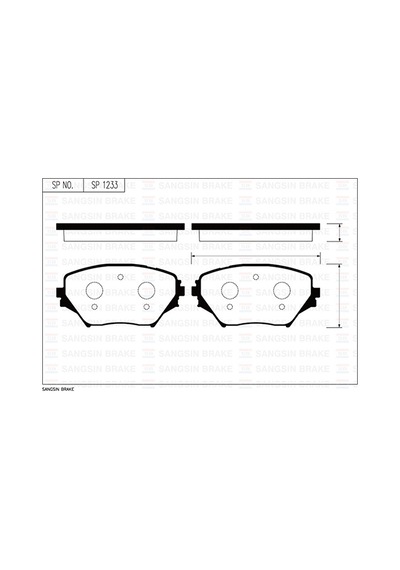 Ön Fren Balata Toyota Rav4 2.0l 1az-fe Aca21 01-05 0446542070-0446542071-0446542080