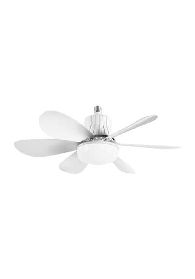 Balkon Tavan Vantilatörü Led Işıklı E27 Duy Uyumlu Fan 40w Uzaktan Kumandalı