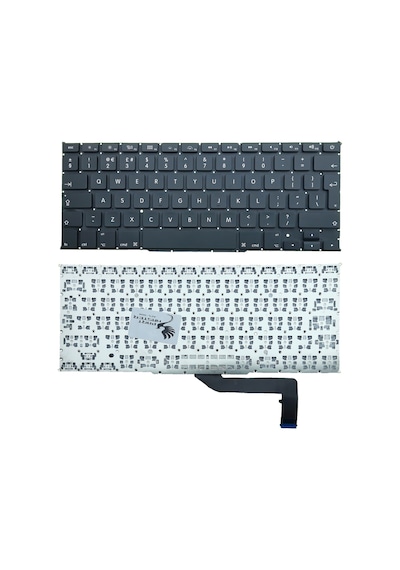 Apple Uyumlu MacBook Pro 15" A1398 ME293LL/A Klavye (Büyük Enter - UK)