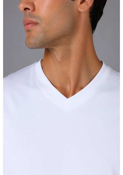 Bisse Beyaz V Yaka Basic T-shirt Ts26y26101 D01