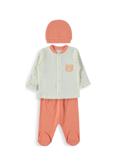 Bebbek Love Baby Zıbın Setleri - Turuncu