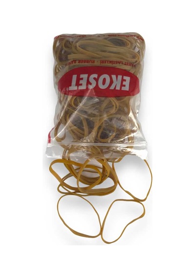Ekoset 100 x 5 MM Kauçuk Kalın Paket Lastiği 12 KG