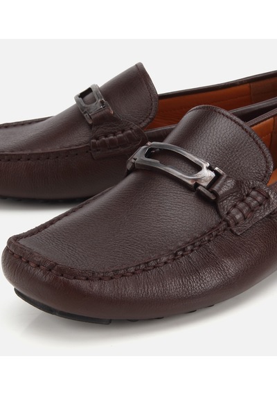 Hotiç Erkek Deri Kahverengi Toka Detaylı Günlük Loafer 02ayh319350a480 02ayh319350a480
