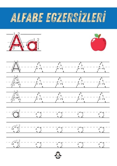 3-7 Yaş Alfabe - Sayı - Çizgi Yaz - Sil