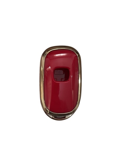 Autohan Keys Honda Yeni Fe1 Civic Crv Hrv Accord Smart Nano Anahtar Kılıfı Kırmızı Altın Renk