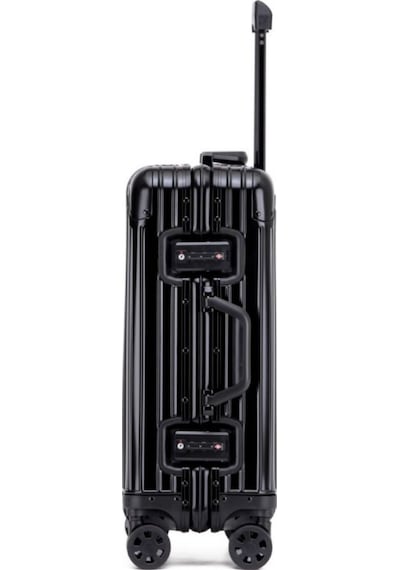 Monat Luggages Monnat Al-01 Siyah Kabin Boy Valiz Çok Renkli