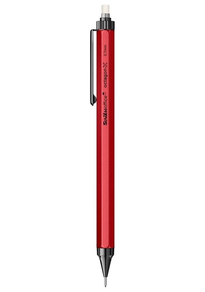 Scrikss Octagon-x Mekanik Kurşun Kalem 0.7 Mm Kırmızı Karışık/çok Renkli