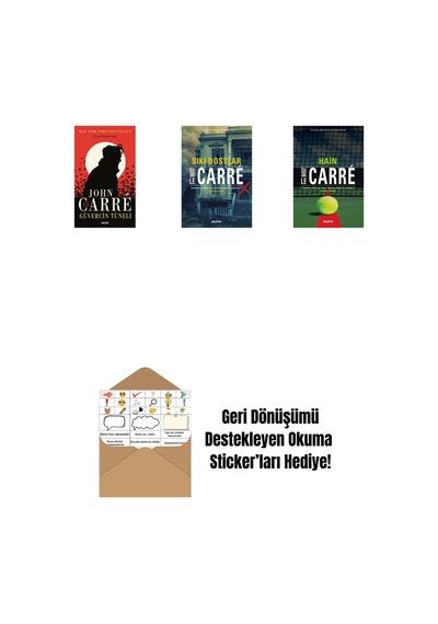 Güvercin Tüneli + Sıkı Dostlar + Hain + Okuma Sticker'ları