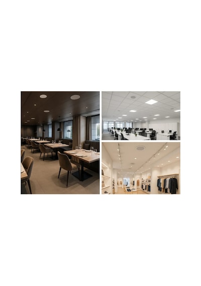 Cafe Ve Ofisler İçin Hazır Ses Paketi: 6'lı Tavan Hoparlör Ve Bluetooth Amfi Seti
