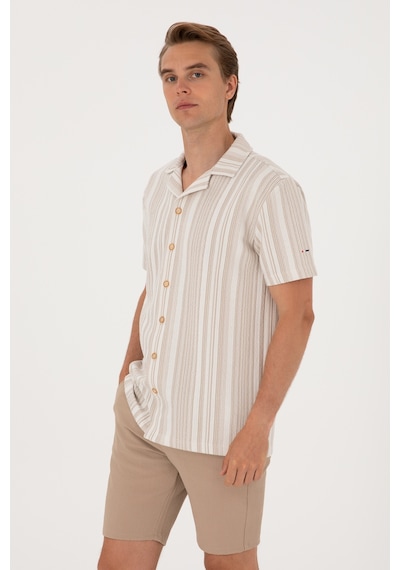 U.s. Polo Assn. Erkek Bej Gömlek Örme 50306895-vr011 Bej