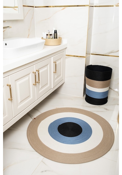 Kaan Home 3'lü Takım Banyo Paspası , Kirli Çamaşır Sepeti , Banyo Sepeti Banyo Takımı Krem-beyaz-siyah-mavi Kaan Home 3'lü Takım Banyo Paspası , Kirli Çamaşır Sepeti , Banyo Sepeti Banyo Takımı Krem-beyaz-siyah-mavi