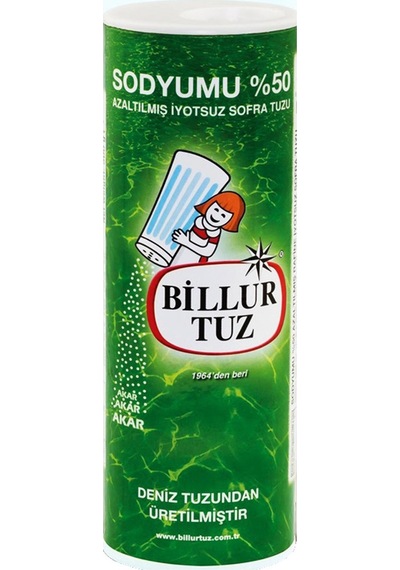Billur Tuz Sodyumu %50 Azaltılmış Tuz 6 x 500 G