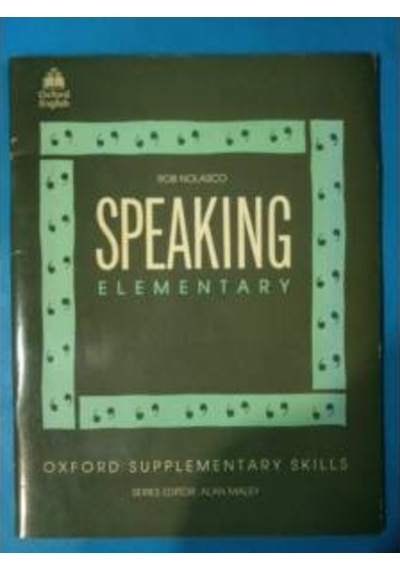 Speaking Elemantary