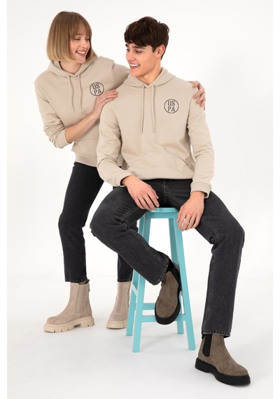 U.s. Polo Assn. Erkek Taş Sweatshirt 50293361-vr049 Taş