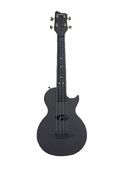 Carbon Fiber Ukulele Tam Profesyonel Ful Set Mat Siyah