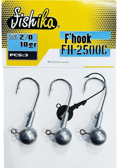 Fishika 2500 2/0 10gr Jig Head Fsh2500-c10n20
