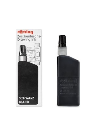 Rotring Rapido Mürekkebi Isograph 23 Ml Siyah