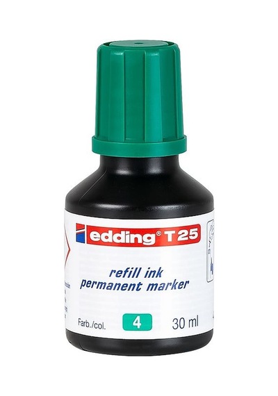 Edding T25 Yeşil Permanent Mürekkeb 25Ml