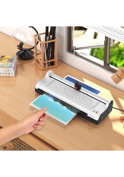 Baove OCW380 Laminasyon Makinesi - A3, A4, A5, A6 - Laminasyon Kaplama ve Kağıt Kesme Makinesi