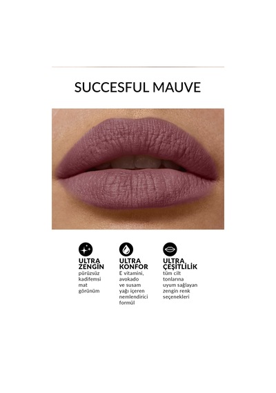 Avon Ultra Mat Ruj Successful Mauve