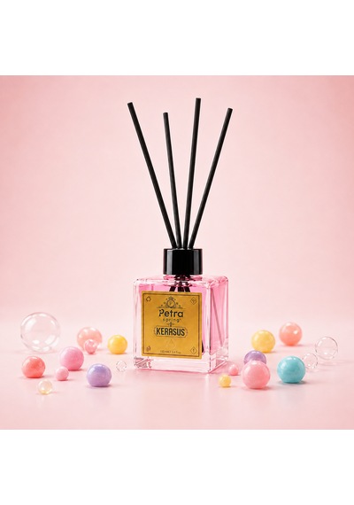Kerasus 100 Ml Bambu Çubuklu Oda Kokusu Oda Kokusu, Reed Diffuser, Ev Ve Ofis İçin , Room Air Freshener For Living Room Premium Ortam Kokusu Ev , Ofis ,