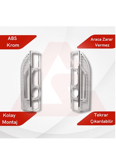Fiat Ducato 2006-2013 Stop Çerçevesi Abs Krom 2 Parça