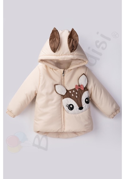 Bebek Vadisi Yeni Ceylanlı Kapüşonlu İçi Peluş Kürklü Kapitone Kalın Kar Kışlık Şişme Kız Bebek Mont Çocuk Kaban Bej Bebek Vadisi Yeni Ceylanlı Kapüşonlu İçi Peluş Kürklü Kapitone Kalın Kar Kışlık Şişme Kız Bebek Mont Çocuk Kaban Bej