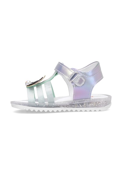 Elit Şa-b-034-25y Bebe Kız Çocuk Düz Sandalet Yeşil Yeşil