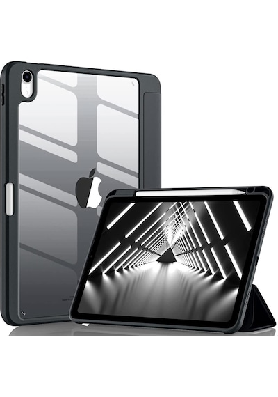 Apple Uyumlu iPad, 7. 8. 9. Nesil 10.2" Kılıf Grafiti Şeffaf Kalem Bölmeli 2019 2020 2021