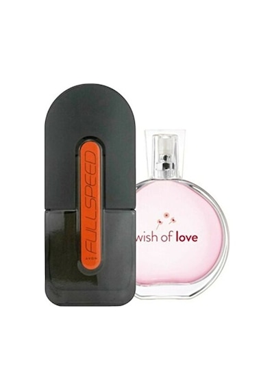 Avon Full Speed Erkek Parfüm EDT 75 ML + Wish Of Love EDT 50 ML