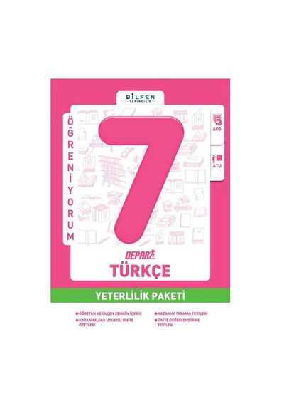 Bilfen Yayınları 7.Sınıf Türkçe Depar Yeterlilik Paketi